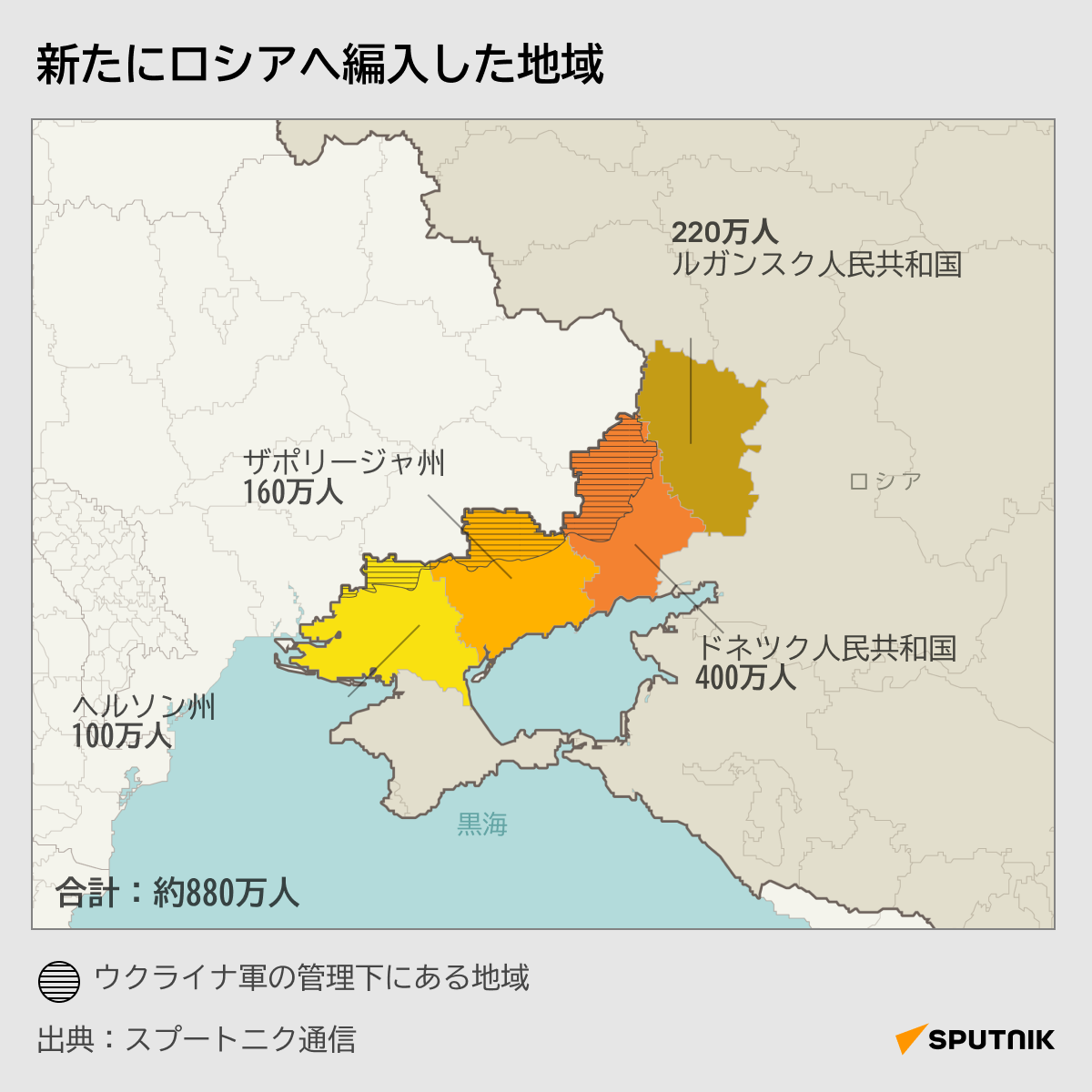 新たにロシアへ編入した地域 - Sputnik 日本