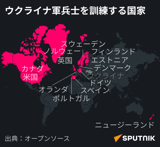 ウクライナ軍兵士を訓練する国家 - Sputnik 日本