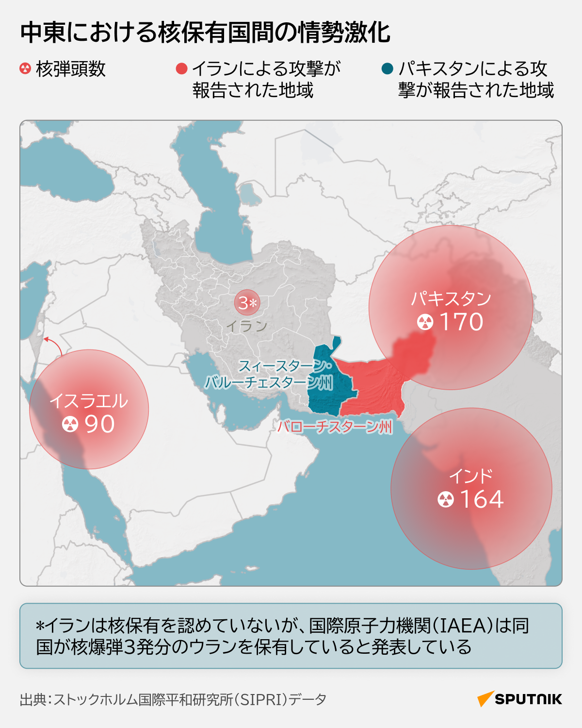中東における核保有国間の情勢激化 - Sputnik 日本