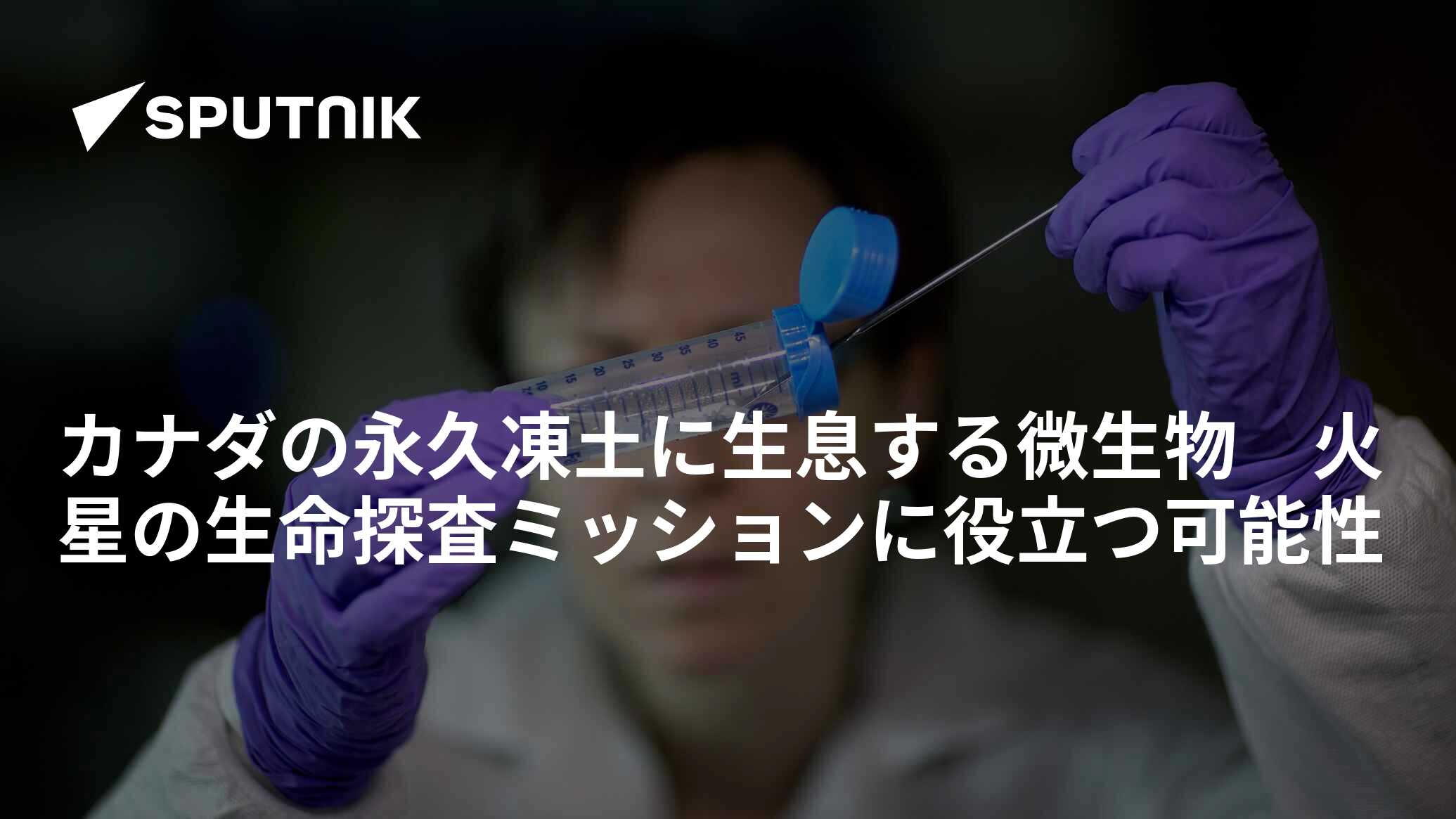 カナダの永久凍土に生息する微生物 火星の生命探査ミッションに役立つ可能性 2022年6月23日 Sputnik 日本