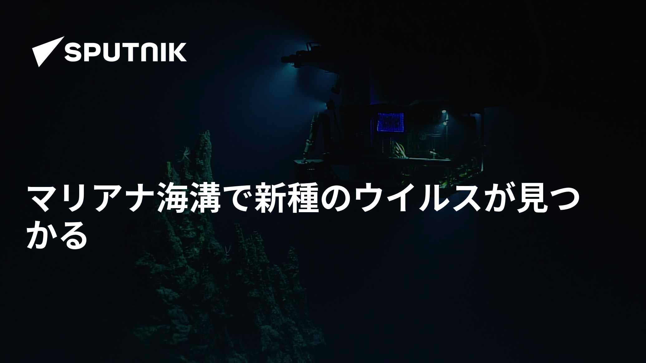 海洋最深のマリアナ海溝で新種のウイルスが発見される