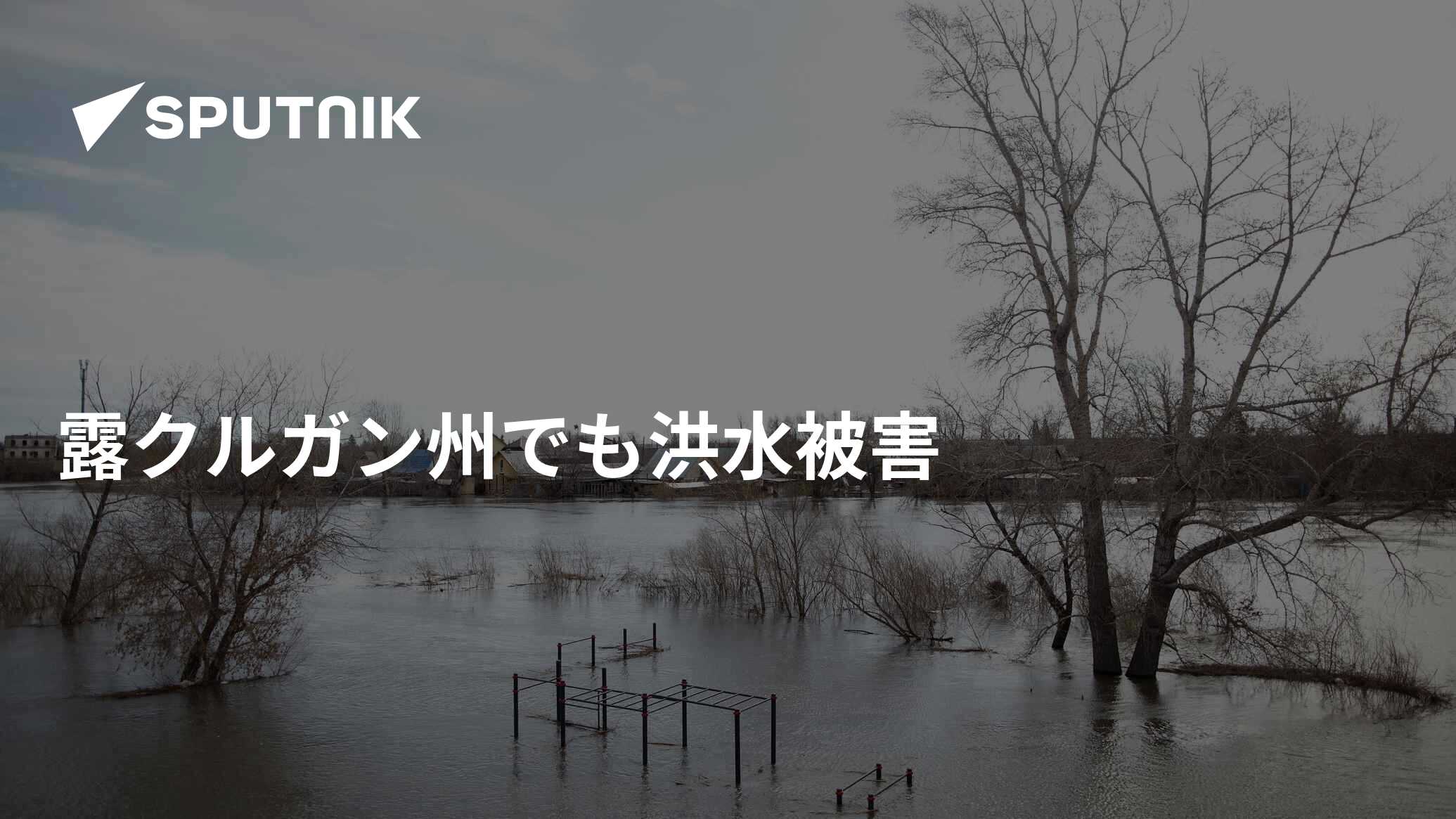 露クルガン州でも洪水被害 2024年4月17日, Sputnik 日本