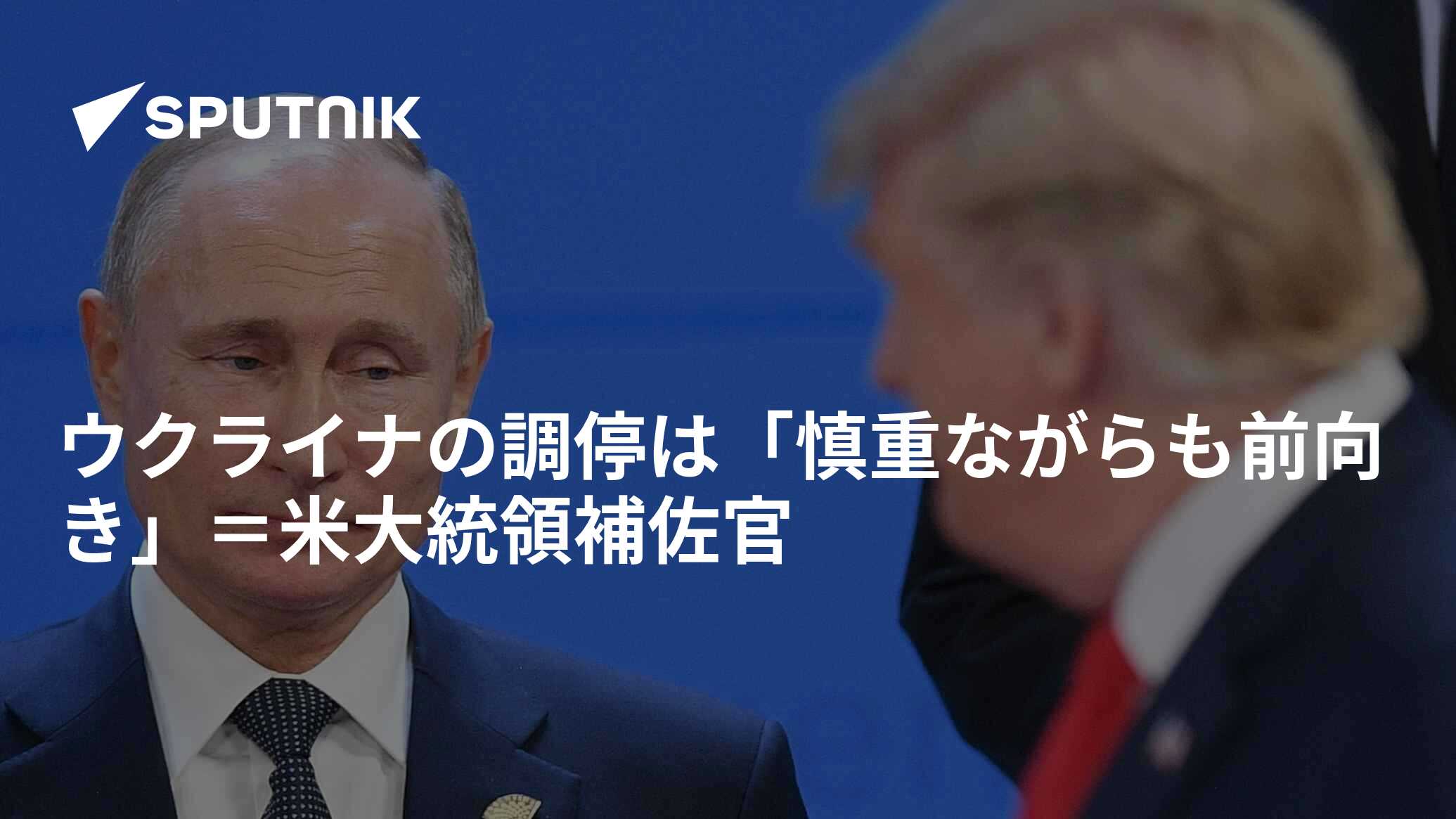 ウクライナの調停は「慎重ながらも前向き」＝米大統領補佐官