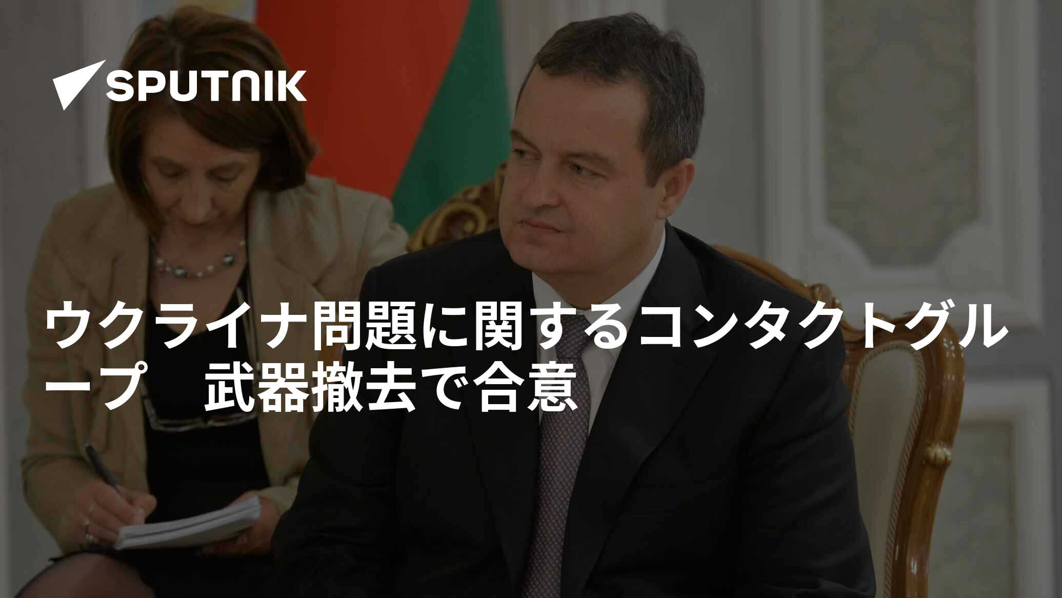 ウクライナ問題に関するコンタクトグループ 武器撤去で合意 2015年7月22日, Sputnik 日本