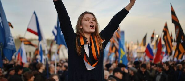 クリミアのロシア編入一周年を祝う、記念集会コンサート クリミアのロシア編入一周年を祝う、記念集会コンサート - Sputnik 日本