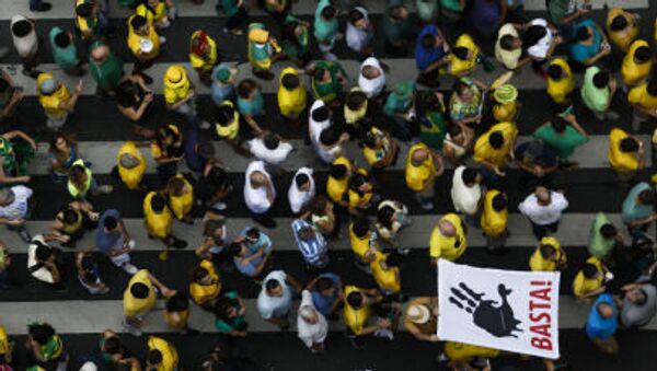 ブラジル、大統領退陣を求める街頭デモに３００万人が参加 - Sputnik 日本