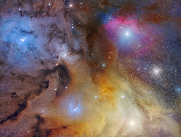 「Stars & Nebulae（星と星雲）」部門最終候補作品『The Magnificent: Rho Ophiuchi Complex（壮大さ：へびつかい座ロー星雲）』　Mario Cogo氏（イタリア） - Sputnik 日本