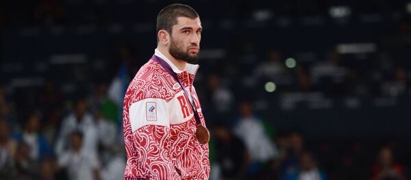 Борец вольного стиля Билял Махов на Олимпийских играх в Лондоне Борец вольного стиля Билял Махов на Олимпийских играх в Лондоне - Sputnik 日本