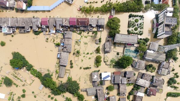 中国、江西省の浸水被害に見舞われた村（2020年7月13日） - Sputnik 日本