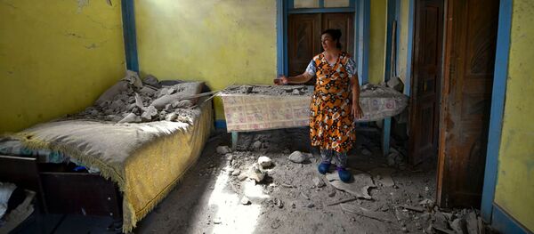 アゼルバイジャンとの衝突で被害にあったアルメニアの民家 - Sputnik 日本