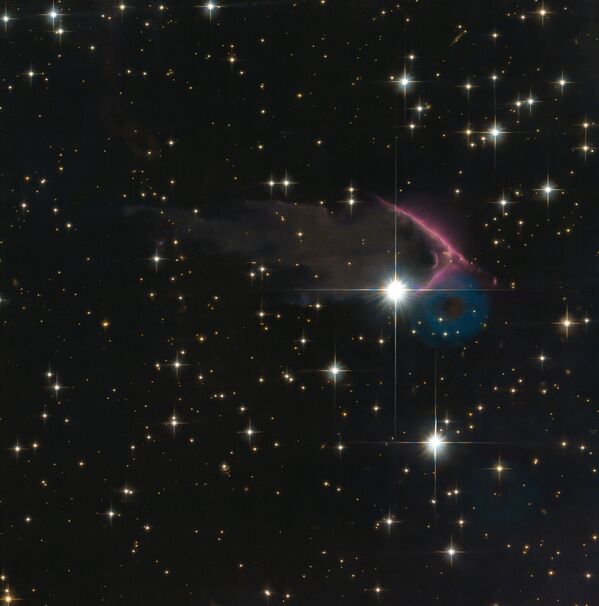 7月13日、ハッブル宇宙望遠鏡がとらえた星形成領域「J025027.7+600849」。カシオペア座の方向に位置する - Sputnik 日本