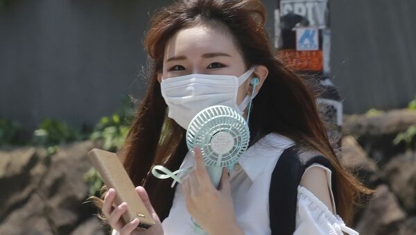 マスクをしている女性 - Sputnik 日本
