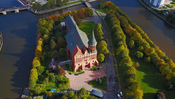 ロシアの港湾都市、カリーニングラードにあるケーニヒスベルク大聖堂 - Sputnik 日本