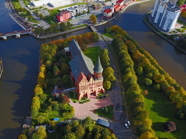 ロシアの港湾都市、カリーニングラードにあるケーニヒスベルク大聖堂 - Sputnik 日本