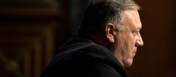 U.S. Secretary of State Mike Pompeo testifies during a Senate Foreign Relations Committee hearing on the State Department's 2021 budget, in the Dirksen Senate Office Building, in Washington, D.C., U.S., July 30, 2020. U.S. Secretary of State Mike Pompeo testifies during a Senate Foreign Relations Committee hearing on the State Department's 2021 budget, in the Dirksen Senate Office Building, in Washington, D.C., U.S., July 30, 2020. - Sputnik 日本
