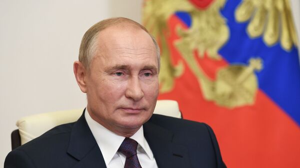 Президент РФ Владимир Путин - Sputnik 日本