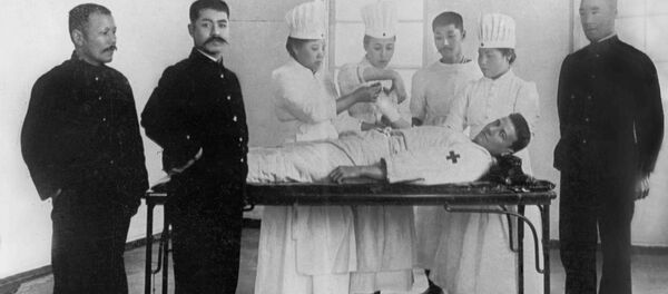 手当てを受けるロシア人捕虜 手当てを受けるロシア人捕虜 - Sputnik 日本