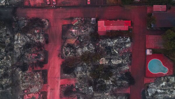 9月13日、米オレゴン州タレントの山火事によって焼失した住宅 - Sputnik 日本