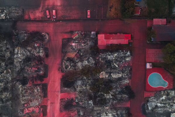 9月13日、米オレゴン州タレントの山火事によって焼失した住宅 - Sputnik 日本