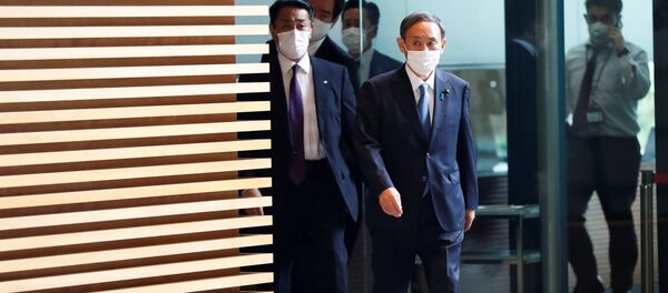 Японский политик Есихидэ Суга Японский политик Есихидэ Суга - Sputnik 日本