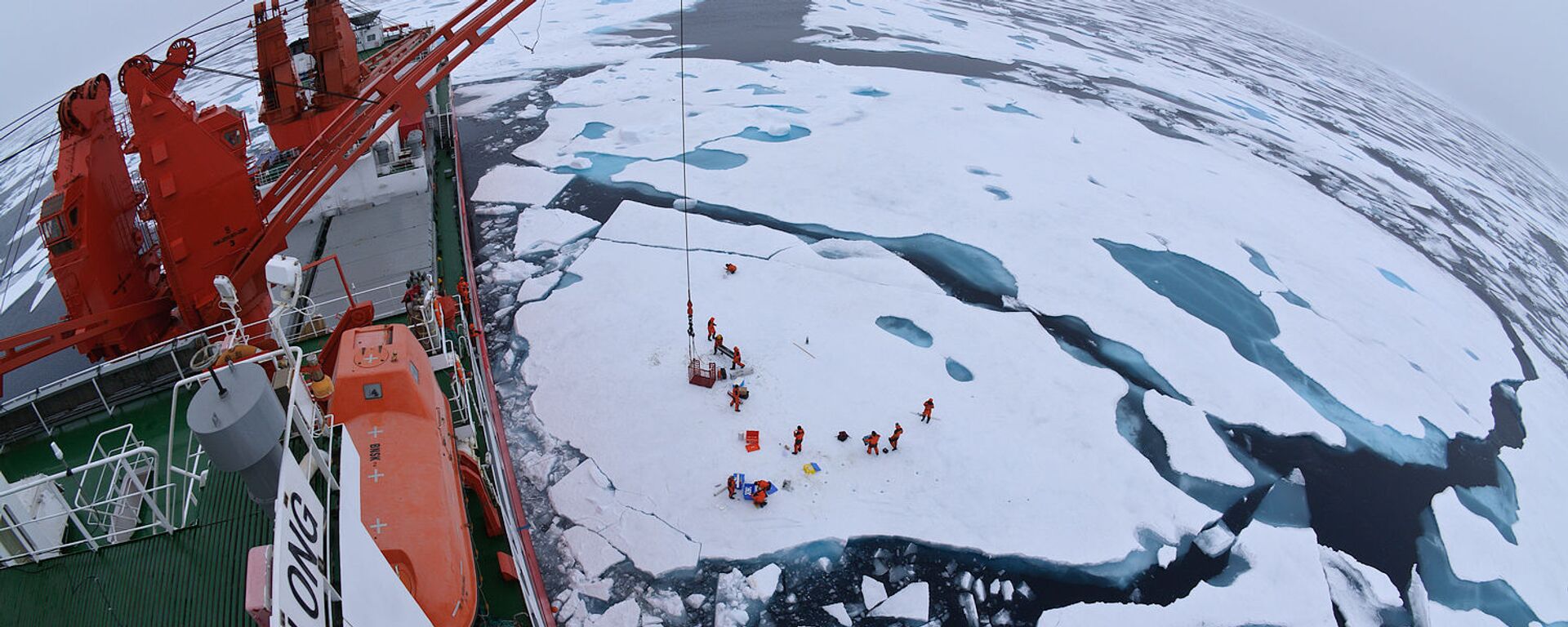 Арктические льды с борта китайского ледокола Xue Long - Sputnik 日本, 1920, 24.02.2021