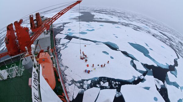 Арктические льды с борта китайского ледокола Xue Long - Sputnik 日本