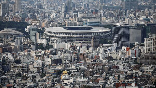Вид на Национальный стадион в Токио  - Sputnik 日本