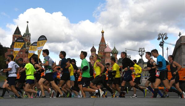 ロシア首都モスクワで行われたマラソン大会 - Sputnik 日本