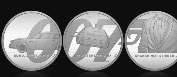 ジェームズ・ボンドを記念したコイン ジェームズ・ボンドを記念したコイン - Sputnik 日本