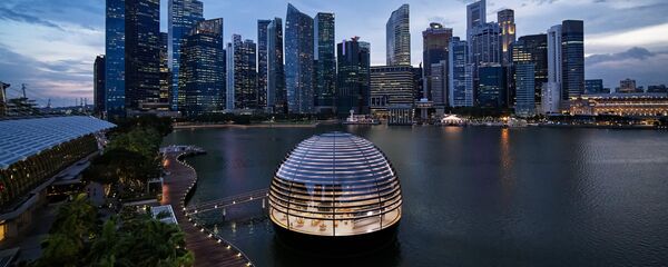 Apple Marina Bay Sands в Сингапуре Apple Marina Bay Sands в Сингапуре - Sputnik 日本