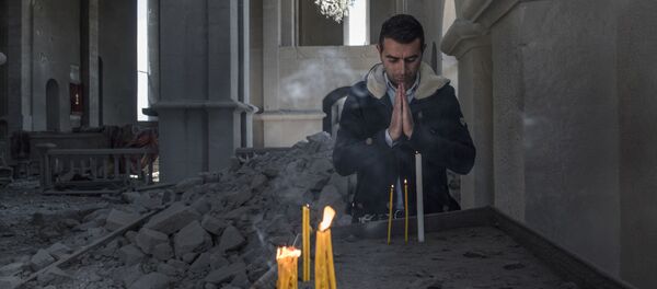 カラバフ・シュシャ大聖堂の冒涜を非難=アルメニア教会 カラバフ・シュシャ大聖堂の冒涜を非難=アルメニア教会 - Sputnik 日本