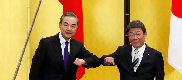 Визит Главы МИД Китая Ван И в Японию Визит Главы МИД Китая Ван И в Японию - Sputnik 日本