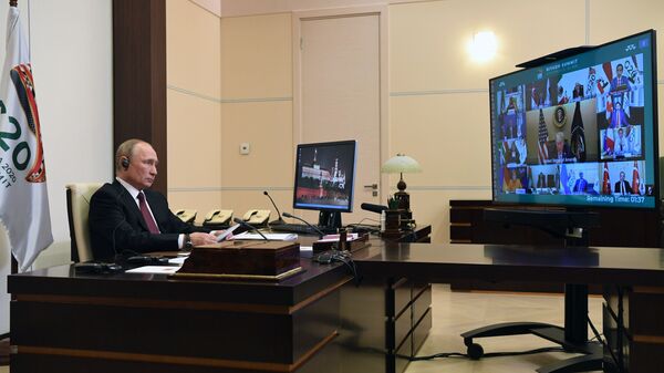 ロシアのプーチン大統領、G20サミットにビデオ会議で出席 - Sputnik 日本