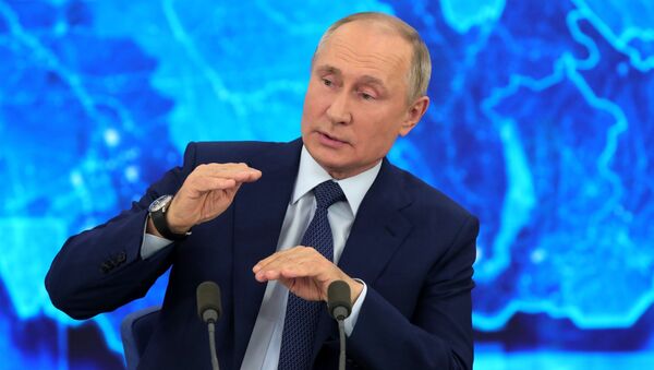 Ежегодная пресс-конференция президента РФ В. Путина - Sputnik 日本