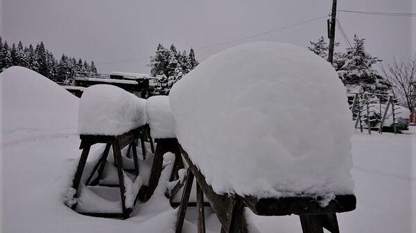 Сильный снегопад в Японии - Sputnik 日本