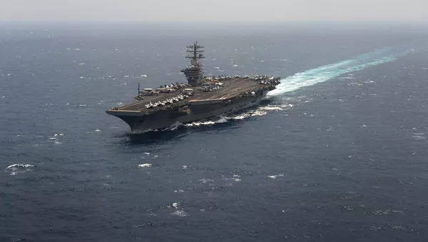 米海軍の原子力空母ニミッツ - Sputnik 日本