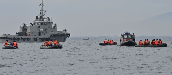 ボーイング737-500の機体の一部 墜落現場と見られるジャワ海で発見 ボーイング737-500の機体の一部 墜落現場と見られるジャワ海で発見 - Sputnik 日本