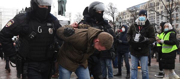 1月23日のモスクワデモ 1月23日のモスクワデモ - Sputnik 日本