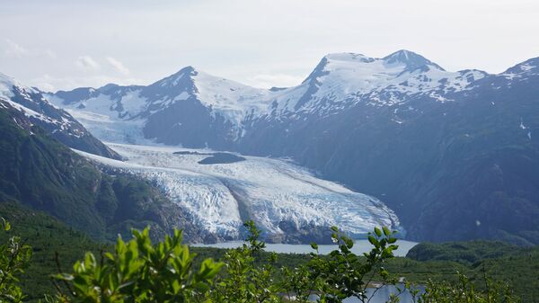 Вид на ледник Портедж на Аляске, США - Sputnik 日本