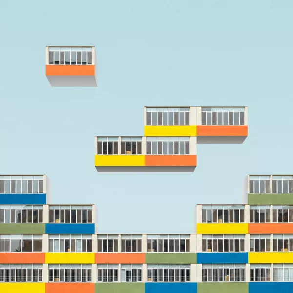 「アマチュア／ファインアート」部門1位受賞作品『Urban Tetris』　Mariyan Atanasov氏（ブルガリア） 