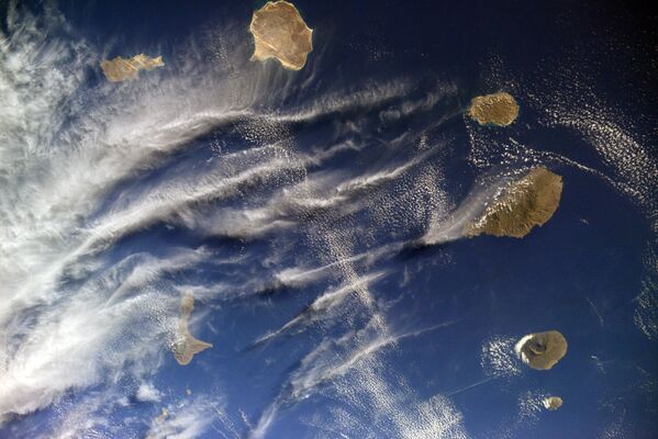 アフリカ西部・カーボベルデ共和国（撮影：セルゲイ・クド・スベルチコフ宇宙飛行士） - Sputnik 日本
