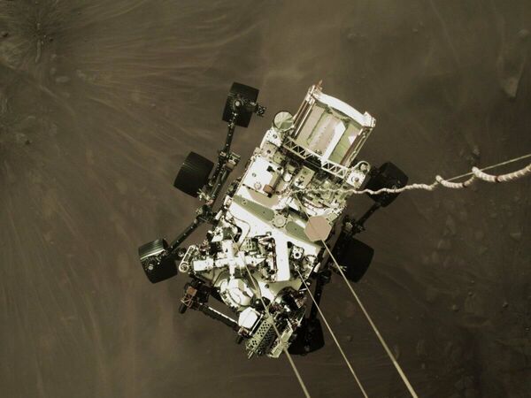 火星に着陸する直前のNASAの火星探査機「パーサヴィアランス」 - Sputnik 日本