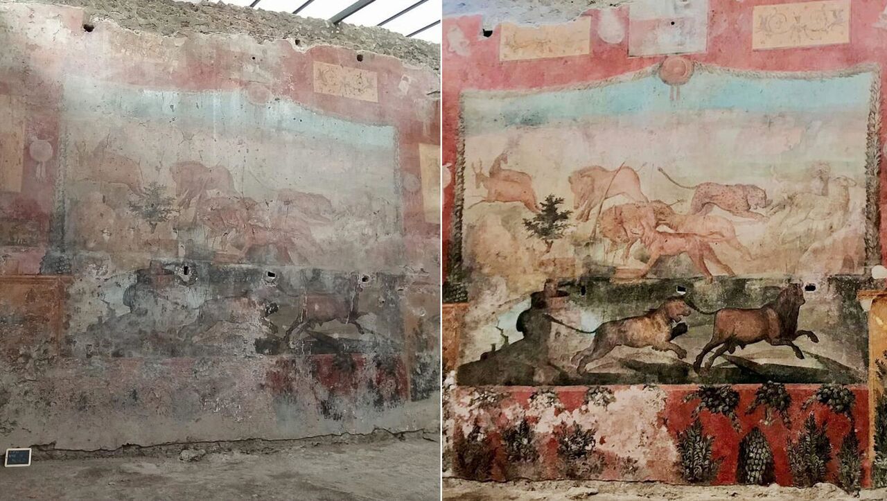 ポンペイで2000年以上前の貴重なフレスコ画が修復 - 2021年3月1日