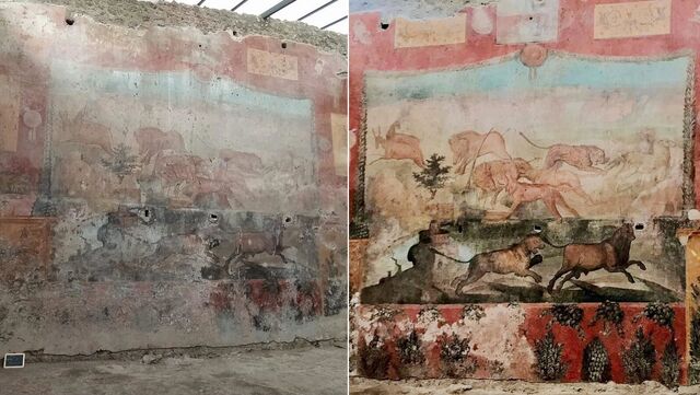 ポンペイで2000年以上前の貴重なフレスコ画が修復 - 2021年3月1日