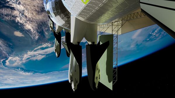 宇宙ホテル「Voyager Station」に付属する緊急避難用の輸送機 - Sputnik 日本