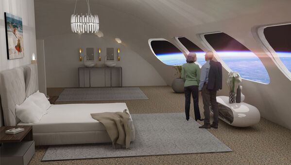 オービタル・アセンブリ社の構想する宇宙ホテル「Voyager Station」の客室「Luxury Villa」 - Sputnik 日本