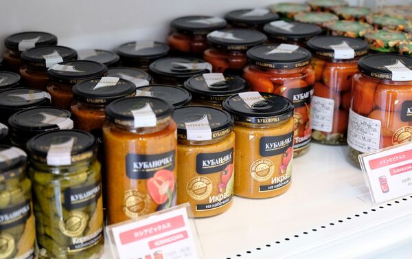 瓶詰めの野菜、ロシア食品専門店「赤の広場」 - Sputnik 日本