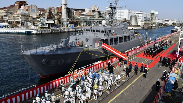 掃海艦「えたじま」が日本海上自衛隊に就役 - Sputnik 日本
