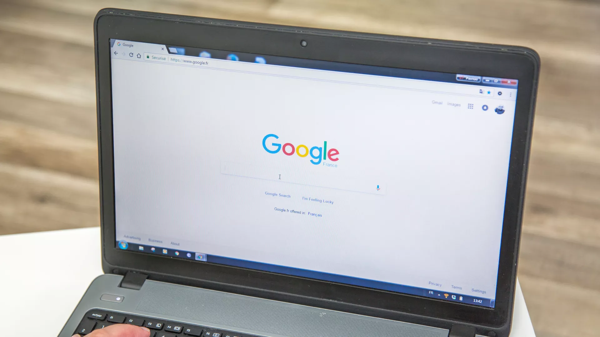 Google Chrome на ноутбуке 