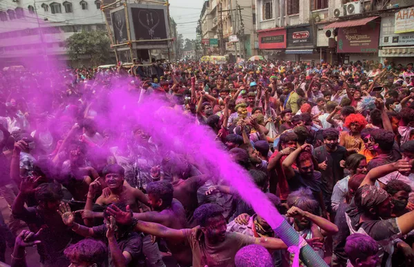 インド・グワーハーティーで行われた「ホーリー祭」 インド・グワーハーティーで行われた「ホーリー祭」 - Sputnik 日本